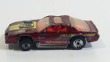 1989 Hot Wheels 74 Blown Camaro Metallic Dark Red Die Cast Toy Car Vehicle UH