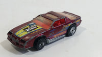 1989 Hot Wheels 74 Blown Camaro Metallic Dark Red Die Cast Toy Car Vehicle UH