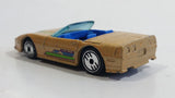 1993 Hot Wheels 25th Anniversary Custom Corvette Convertible Light Brown Die Cast Toy Car Vehicle