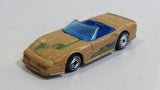 1993 Hot Wheels 25th Anniversary Custom Corvette Convertible Light Brown Die Cast Toy Car Vehicle