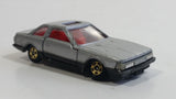 Vintage Tomy Tomica No. 5 Toyota Soarer 2800GT Silver Die Cast Toy Car Vehicle with Opening Doors and Sliding Sunroof Visor