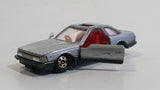 Vintage Tomy Tomica No. 5 Toyota Soarer 2800GT Silver Die Cast Toy Car Vehicle with Opening Doors and Sliding Sunroof Visor