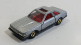 Vintage Tomy Tomica No. 5 Toyota Soarer 2800GT Silver Die Cast Toy Car Vehicle with Opening Doors and Sliding Sunroof Visor