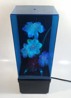 Beautiful Vintage 1985 Fiber Optics Windup Musical Box Fiber Optics Flower Light