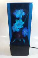 Beautiful Vintage 1985 Fiber Optics Windup Musical Box Fiber Optics Flower Light