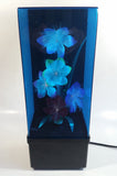 Beautiful Vintage 1985 Fiber Optics Windup Musical Box Fiber Optics Flower Light