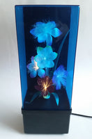 Beautiful Vintage 1985 Fiber Optics Windup Musical Box Fiber Optics Flower Light