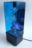 Beautiful Vintage 1985 Fiber Optics Windup Musical Box Fiber Optics Flower Light