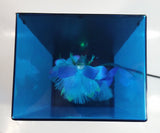 Beautiful Vintage 1985 Fiber Optics Windup Musical Box Fiber Optics Flower Light