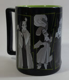 Disney Parks Villain Characters You're Wicked Awesome 3D Raised Relief Black and Green Ceramic Coffee Mug Cup