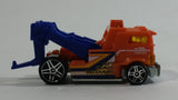 2019 Hot Wheels Heavy Hitcher Tow Truck Orange Plastic Body Die Cast Toy Car Vehicle