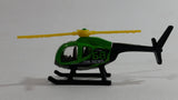 2017 Hot Wheels HW City Works Island Hopper Helicopter Green Black Die Cast Toy Aircraft Vehicle