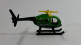 2017 Hot Wheels HW City Works Island Hopper Helicopter Green Black Die Cast Toy Aircraft Vehicle