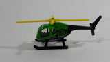 2017 Hot Wheels HW City Works Island Hopper Helicopter Green Black Die Cast Toy Aircraft Vehicle