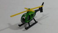 2017 Hot Wheels HW City Works Island Hopper Helicopter Green Black Die Cast Toy Aircraft Vehicle