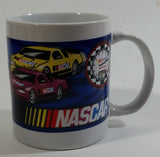 2004 Sherwood Brands Nascar White Ceramic Coffee Mug Cup Motorsports Collectible