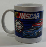 2004 Sherwood Brands Nascar White Ceramic Coffee Mug Cup Motorsports Collectible