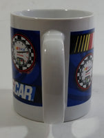 2004 Sherwood Brands Nascar White Ceramic Coffee Mug Cup Motorsports Collectible