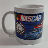 2004 Sherwood Brands Nascar White Ceramic Coffee Mug Cup Motorsports Collectible