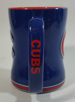 2013 Boelter Brands MLB Chicago Cubs Baseball Team 3D Embossed Ceramic Coffee Mug Cup