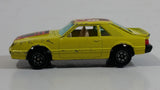 Yatming Ford Mustang Pace Car No. 1028 Yellow Die Cast Toy Muscle Race Car Vehicle