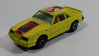 Yatming Ford Mustang Pace Car No. 1028 Yellow Die Cast Toy Muscle Race Car Vehicle