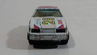 Yatming Ford Mustang Pace Car No. 1028 White Die Cast Toy Muscle Race Car Vehicle