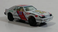 Yatming Ford Mustang Pace Car No. 1028 White Die Cast Toy Muscle Race Car Vehicle