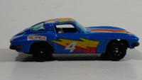 Yatming No. 1040 1963 Chevrolet Corvette Split Window Blue Top Fuel Super Flash Die Cast Toy Muscle Race Car Vehicle