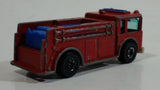 1982 Hot Wheels Fire Eater Red Fire Truck Die Cast Toy Car Vehicle - BW - Blue Lights - Hong Kong