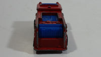 1982 Hot Wheels Fire Eater Red Fire Truck Die Cast Toy Car Vehicle - BW - Blue Lights - Hong Kong