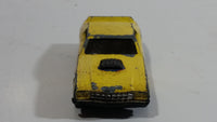 1985 Hot Wheels Torino Stocker Yellow Die Cast Toy Car Vehicle GHO