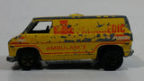 Vintage 1977 Hot Wheels Super Van Paramedic Yellow Die Cast Toy Car Vehicle BW - Hong Kong