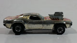 Vintage 1977 Hot Wheels Rodger Dodger Gold Chrome Die Cast Toy Muscle Car Vehicle Hong Kong