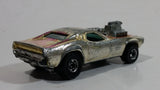 Vintage 1977 Hot Wheels Rodger Dodger Gold Chrome Die Cast Toy Muscle Car Vehicle Hong Kong