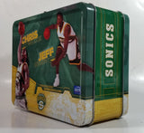 NBA Seattle Sonics Basketball Team Tin Metal Lunch Box