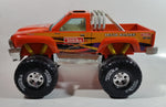 2002 Tonka Hasbro Funrise Monster Truck Racing Orange Pressed Steel and Plastic Toy Car Vehicle 12" Long