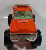 2002 Tonka Hasbro Funrise Monster Truck Racing Orange Pressed Steel and Plastic Toy Car Vehicle 12" Long