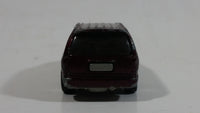 1998 Hot Wheels First Editions Dodge Caravan Van Dark Red Burgundy Die Cast Toy Car Vehicle