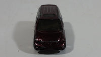 1998 Hot Wheels First Editions Dodge Caravan Van Dark Red Burgundy Die Cast Toy Car Vehicle