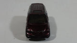 1998 Hot Wheels First Editions Dodge Caravan Van Dark Red Burgundy Die Cast Toy Car Vehicle