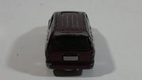 1998 Hot Wheels First Editions Dodge Caravan Van Dark Red Burgundy Die Cast Toy Car Vehicle