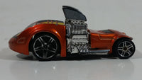 2006 Hot Wheels Big Blocks Twin Mill Hardnoze Metallic Orange Die Cast Toy Race Car Vehicle