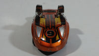 2006 Hot Wheels Big Blocks Twin Mill Hardnoze Metallic Orange Die Cast Toy Race Car Vehicle