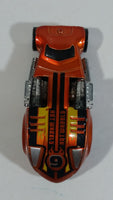 2006 Hot Wheels Big Blocks Twin Mill Hardnoze Metallic Orange Die Cast Toy Race Car Vehicle