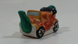 Vintage Red Rose Tea 1908 Car Shaped Miniature Teapot Ornament