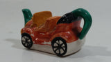 Vintage Red Rose Tea 1908 Car Shaped Miniature Teapot Ornament
