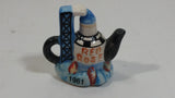 Vintage Red Rose Tea 1961 Space Shuttle Shaped Miniature Teapot Ornament
