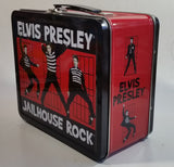 E.P.E. Elvis Presley Jailhouse Rock Red and Black Tin Metal Lunch Box