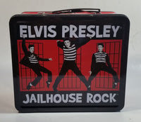 E.P.E. Elvis Presley Jailhouse Rock Red and Black Tin Metal Lunch Box